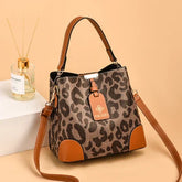 PU Leather Bucket Bag